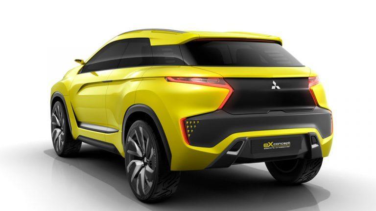 Mitsubishi eX Concept trasera estática