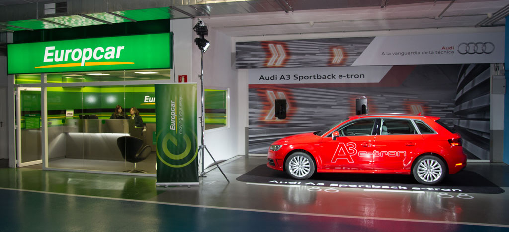 Diez Audi A3 Sportback e-tron a Europcar