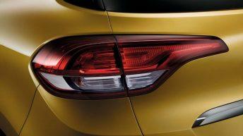 Detalle de los pilotos traseros del nuevo Renault Scénic