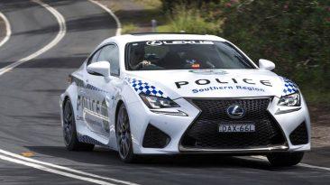 Lexus RC F policía australiana