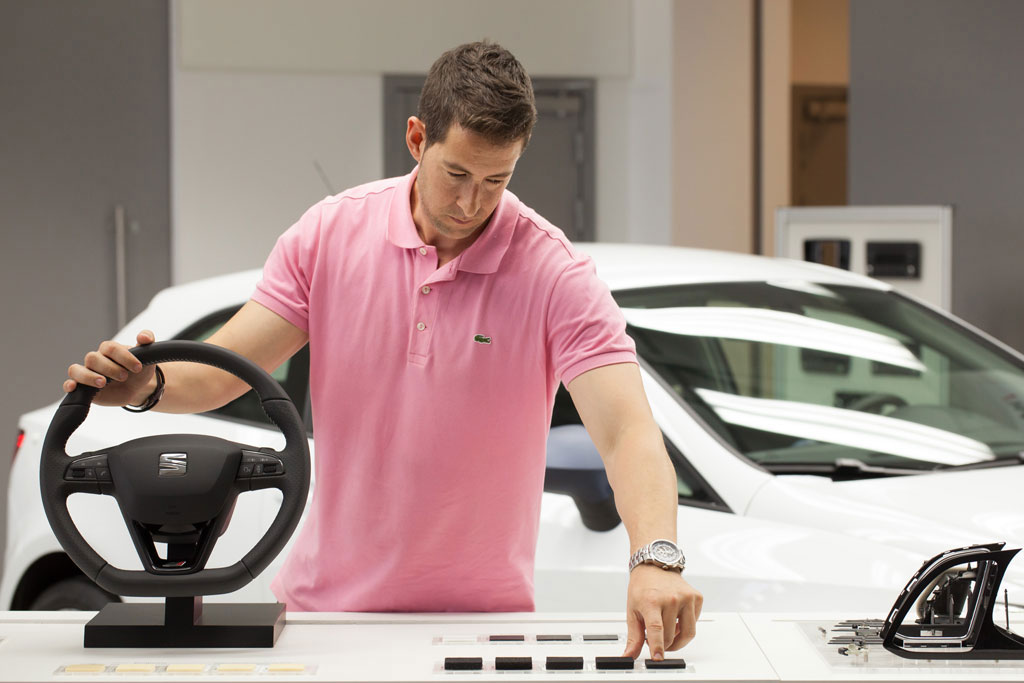 Prueba de tacto de SEAT