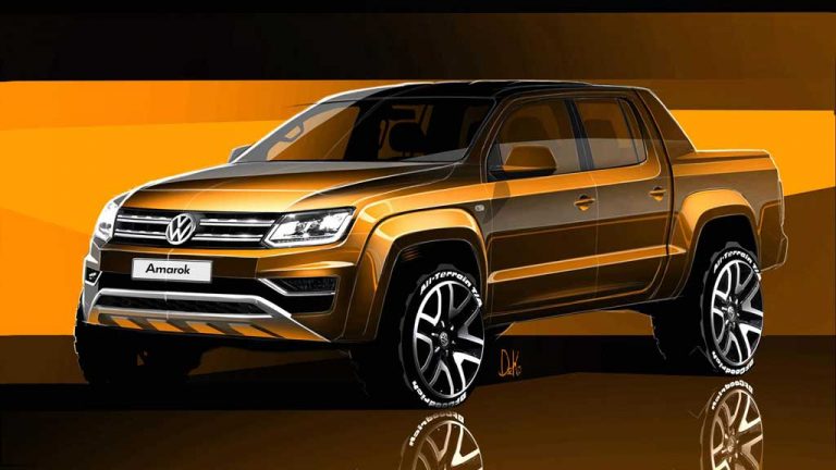Volkswagen Amarok 2016 bocetos