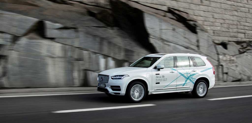 Coches autónomos Volvo en Reino Unido