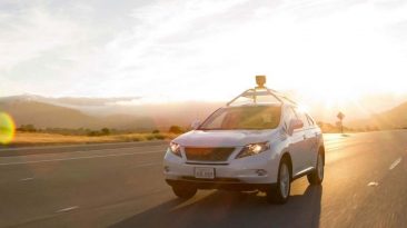 Coche autónomo de Google bicicletas