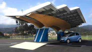 Estación eléctrica solar