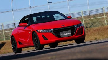 Mugen Honda S660 RA rojo frontal