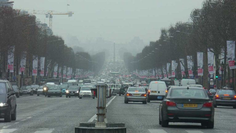 Contaminación en París