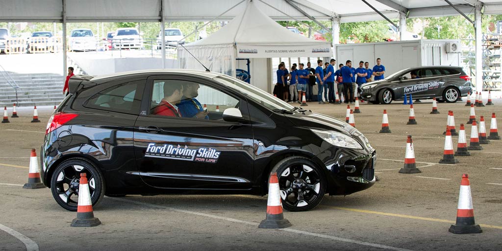 El programa de conducción de Ford celebra su IV edición en Alcobendas (Madrid).