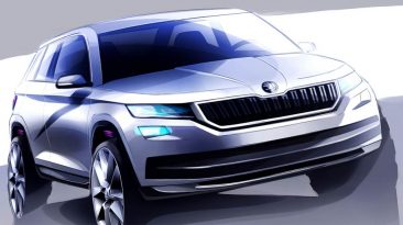 Skoda muestra los primeros bocetos de su Kodiaq, que será presentado en septiembre.