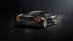 Ford GT '66 Heritage Edition negro trasera