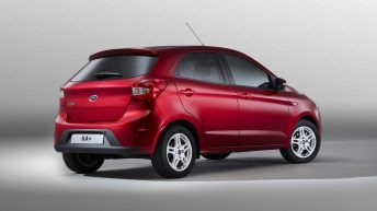 Ford Ka+ trasera rojo