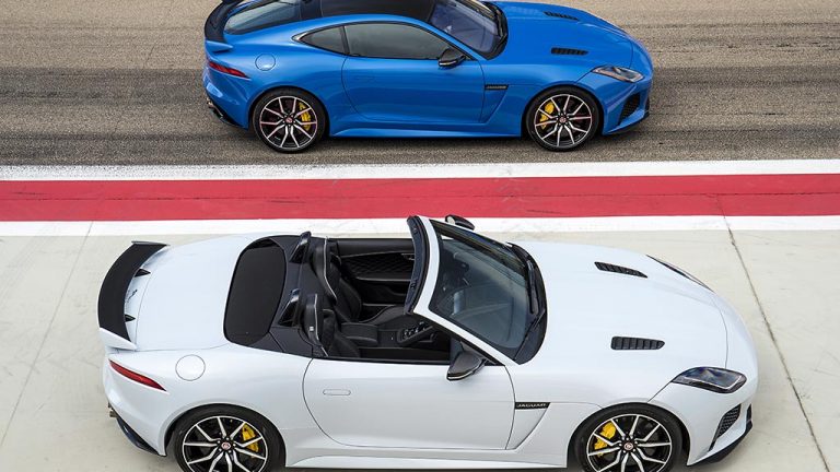 Jaguar F-Type SVR coupé y convertible