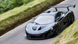 McLaren P1 LM negro frontal Goodwood
