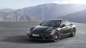 Porsche Panamera 2017 frontal gris