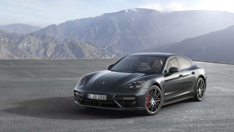 Porsche Panamera 2017 frontal gris