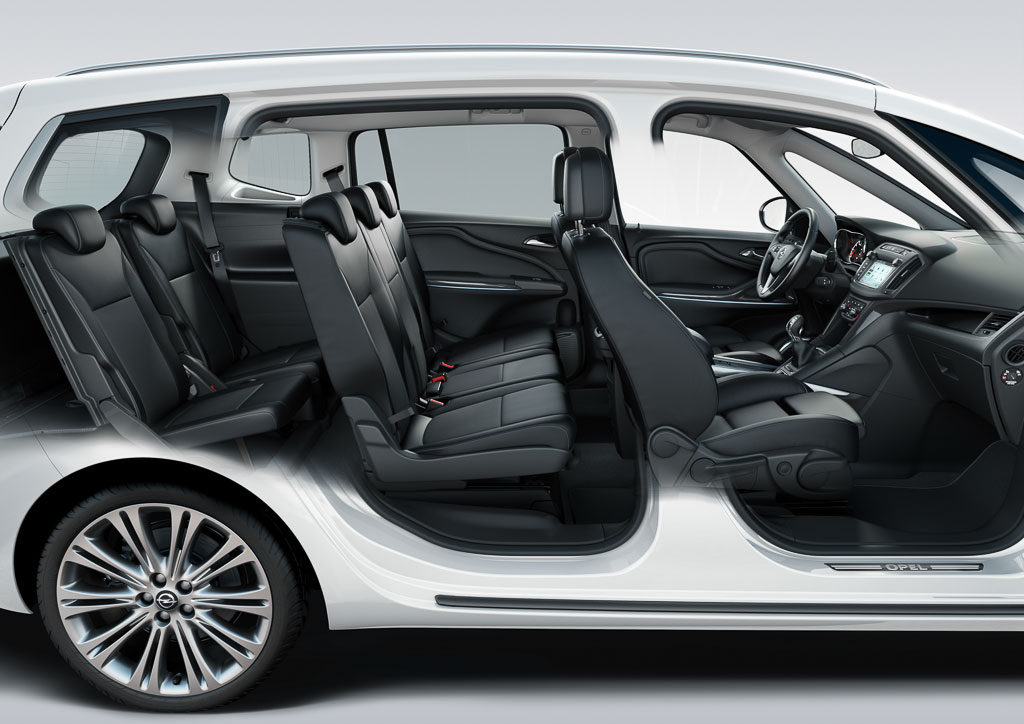 interior Opel Zafira 2016