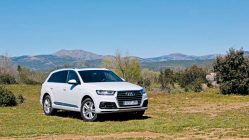 Prueba Audi Q7 3.0 TDI 272 CV blanco forntal S Line