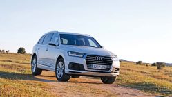 Prueba Audi Q7 3.0 TDI 272 CV blanco S Line frontal