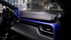 Toyota C-HR interior molduras de color azul