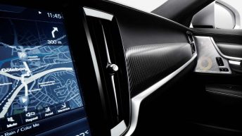 Volvo S90 R Design inserciones fibra de carbono