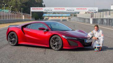Fernando Alonso Honda NSX 2017