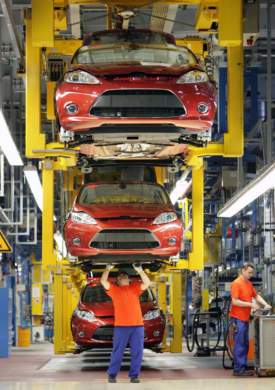 Planta de Colonia montaje Ford Fiesa sin cobots