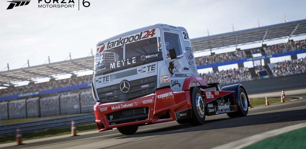 DLS Select Pack para Forza 6 camión Mercedes de carreras