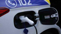 Mitsubishi Outlander PHEV policía Ucrania