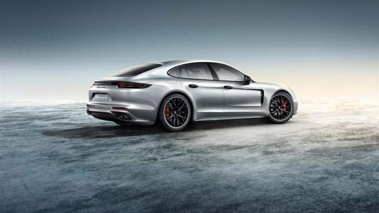 Porsche Panamera Exclusive gris trasera