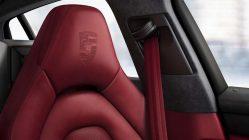 Porsche Panamera Exclusive interior burdeos