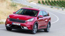 Prueba Kia Niro Hybrid frontal rojo