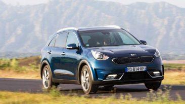 Prueba Kia Niro Hybrid frontal azul