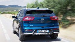 Prueba Kia Niro Hybrid trasera azul