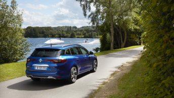 Renault Mégane Sport Tourer GT azul frontal
