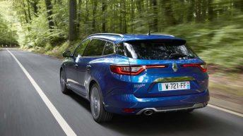 Renault Mégane Sport Tourer GT azul trasera