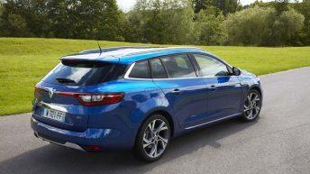 Renault Mégane Sport Tourer GT azul trasera