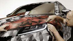 Skoda Kodiaq camuflaje faro delantero