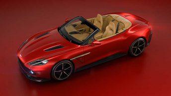 Aston Martin Vanquish Zagato Volante cenital