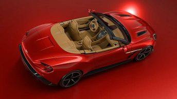 Aston Martin Vanquish Zagato Volante cenital