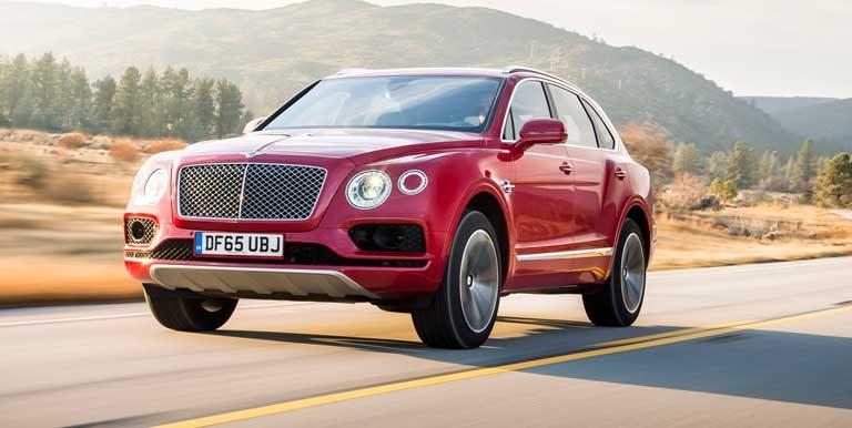Bentley Bentayga 2016 frontal dinámica