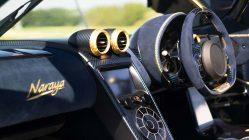 Koenigsegg Agera RS Naraya fibra de carbono azul y oro