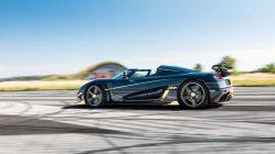 Koenigsegg Agera RS Naraya fibra de carbono azul y oro