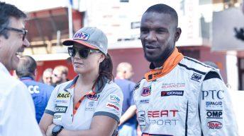 Eric Abidal participó por primera vez en una competición automovilística de la mano de KH-7.
