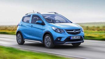 Opel KARL Rocks frontal azul
