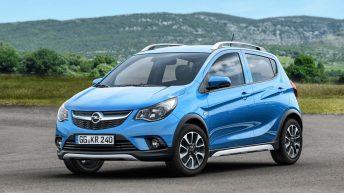 Opel KARL Rocks frontal azul