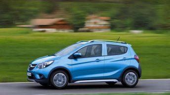 Opel KARL Rocks lateral azul