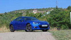 Subaru BRZ prueba azul frontal