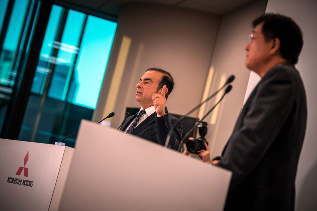 Acuerdo Nissan-Mitsubishi Carlos Ghosn Osamu Masuko