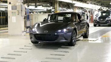 Mazda MX-5 RF producción en Hiroshima