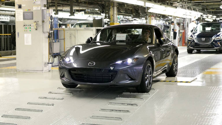 Mazda MX-5 RF producción en Hiroshima